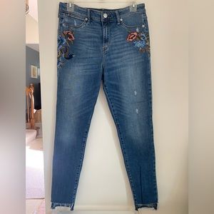 Abercrombie & Fitch Floral Jeans NWOT!